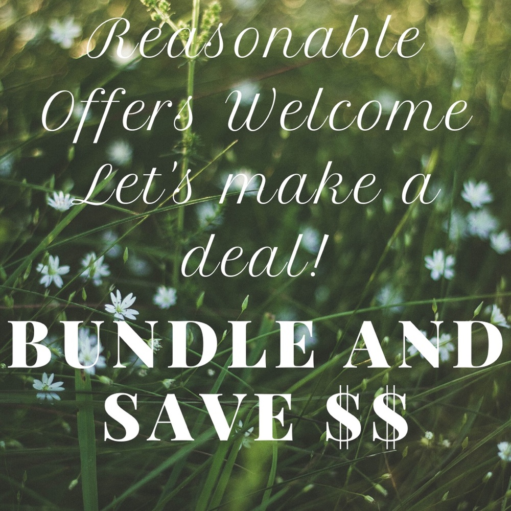 BUNDLE ANY 2+ items for a private discount.